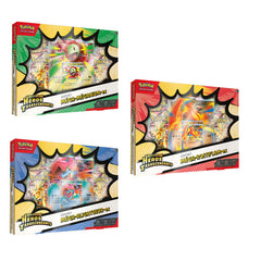 Coffret Pokémon EX – Héros Transcendants – Modèle Aléatoire (Méga-Méganium ex / Méga-Aligatueur ex / Méga-Roitiflam ex)