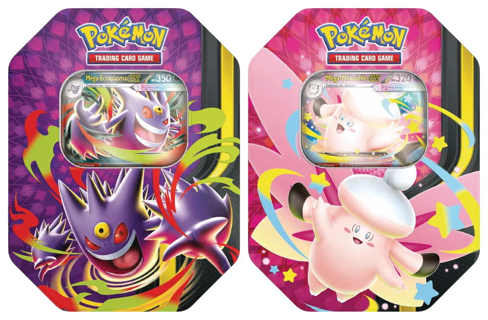 Pokébox -  Clair de Lune - Méga-Mélodelfe ex / Méga-Ectoplasma ex (Modèle Aléatoire)