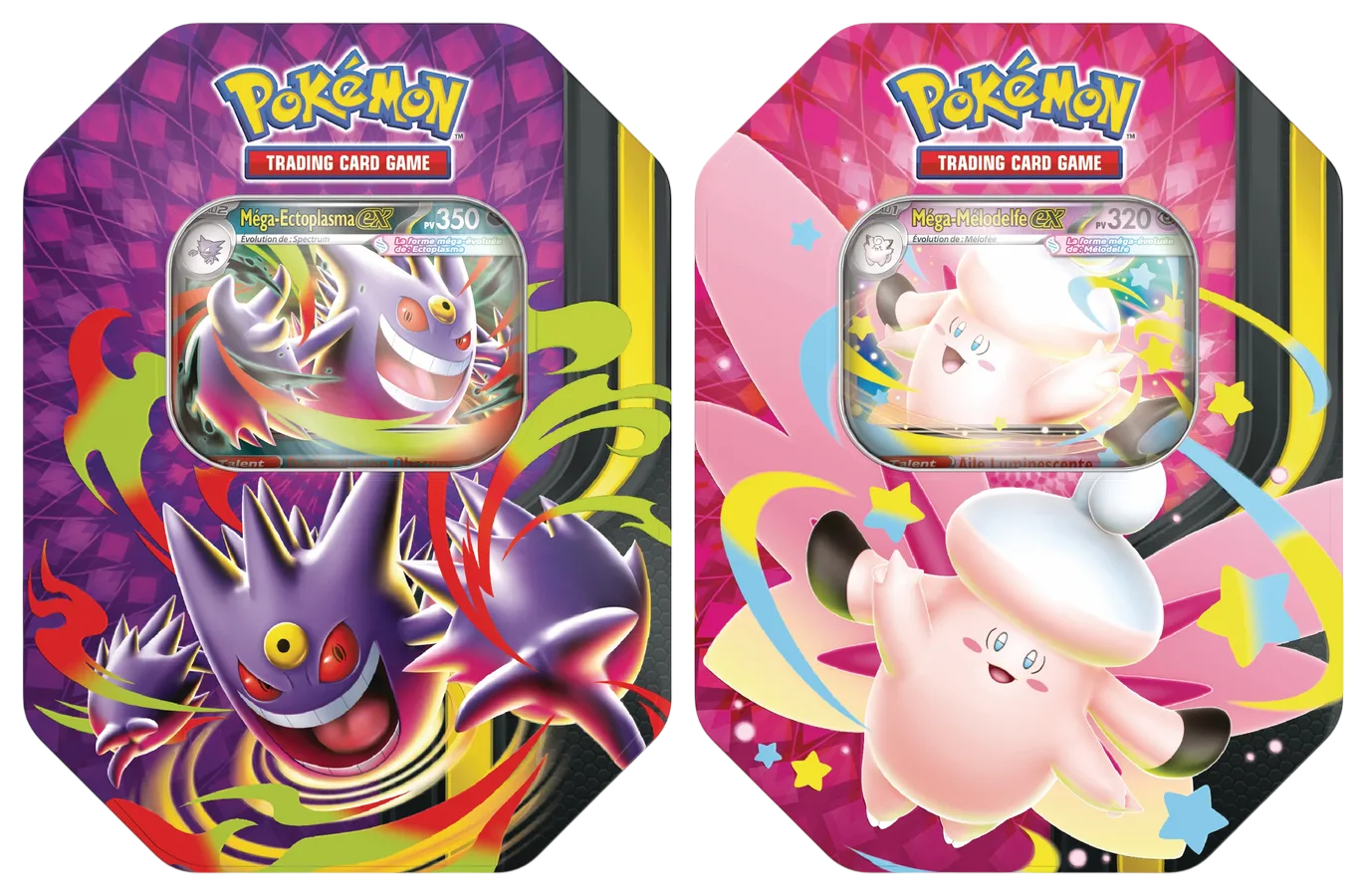 Pokébox -  Clair de Lune - Méga-Mélodelfe ex / Méga-Ectoplasma ex (Modèle Aléatoire)