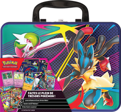 Valisette Pokémon Lucario & Gardevoir FR – Coffret Métallique Officiel