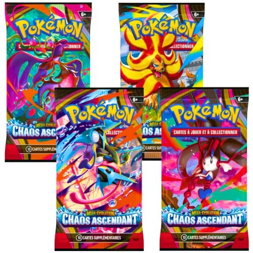 Booster Pokémon – Méga-Évolution : Chaos Ascendant – FR Modèle aléatoire