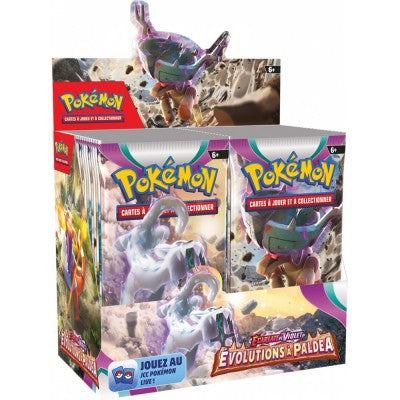 Boîte de Boosters Pokémon – Évolutions à Paldea – Display 36 Boosters