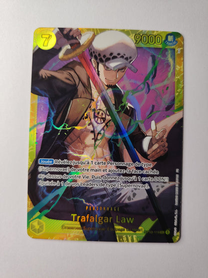 Carte One Piece Trafalgar Law OP10-119 SR ⭐ – Sec – FR