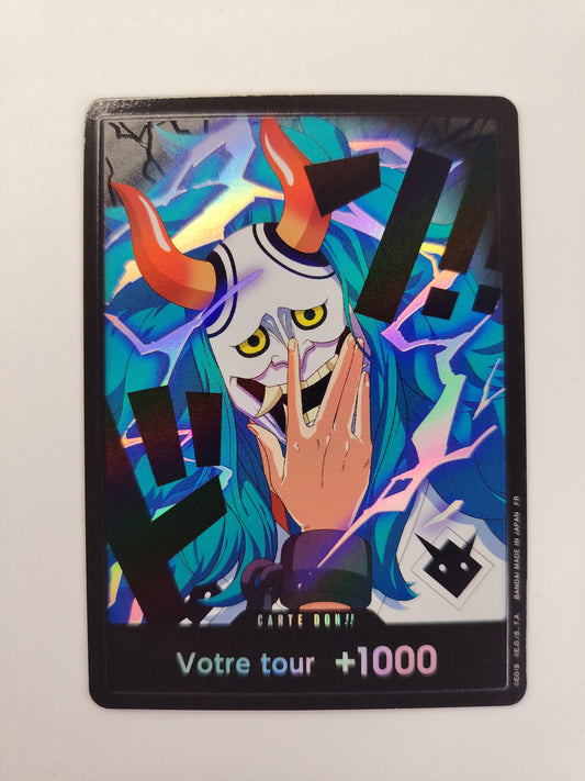 Carte One Piece DON!! Yamato Foil – Carte DON Brillante – FR
