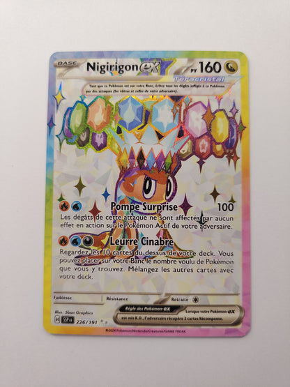 Nigirigon ex Téracristal 226/191 – Carte Pokémon Full Art SSP FR Near Mint