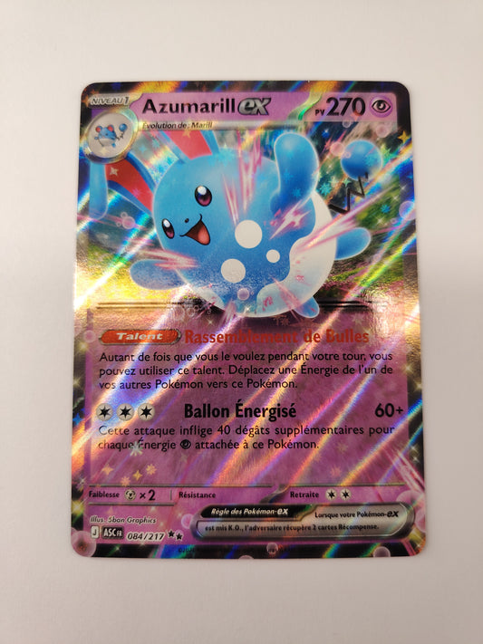 Azumarill ex 084/217 – Carte Pokémon Ultra Rare Française