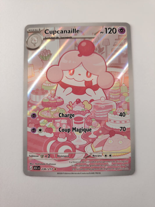 Cupcanaille AR 236/217 – Carte Pokémon AR FR Near Mint