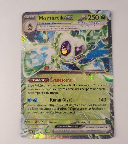 Momartik EX 003/182 – Double Rare – Paradoxe Rift FR | Pokémon