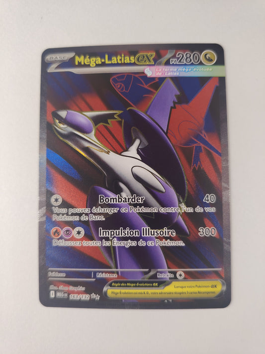 Méga-Latias EX 163/132 – Ultra Rare Full Art – Méga-Évolution FR | Pokémon