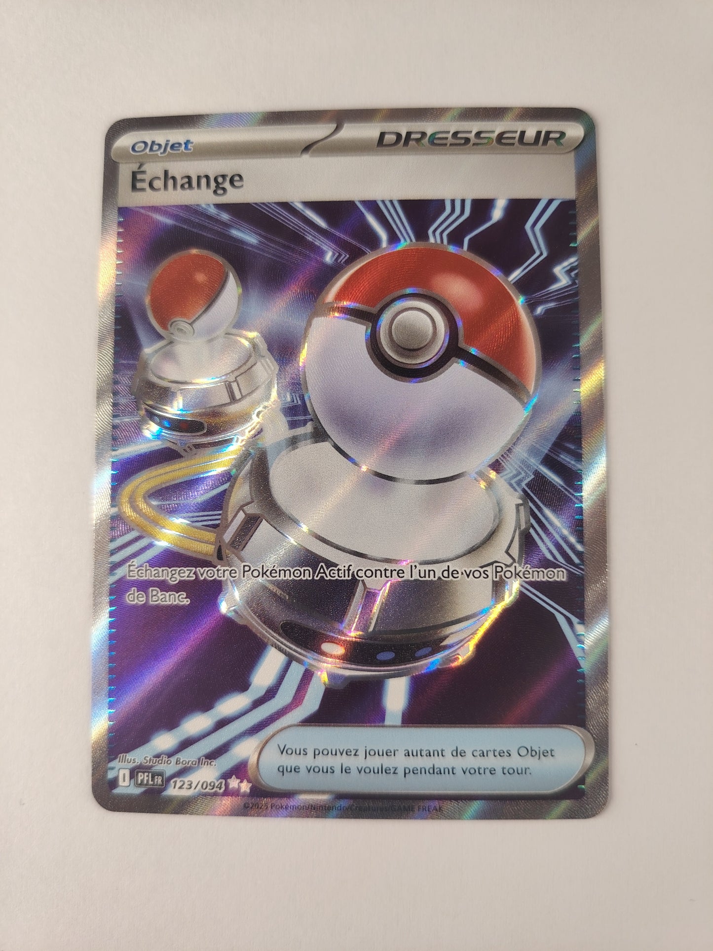 Échange 123/094 – Ultra Rare Full Art – Flammes Fantasmagoriques FR | Pokémon