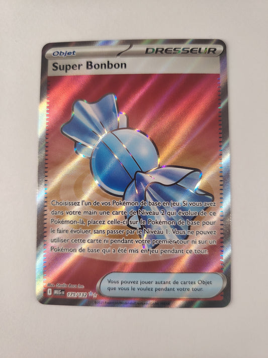 Super Bonbon 175/132 – Ultra Rare Full Art – Méga-Évolution FR | Pokémon