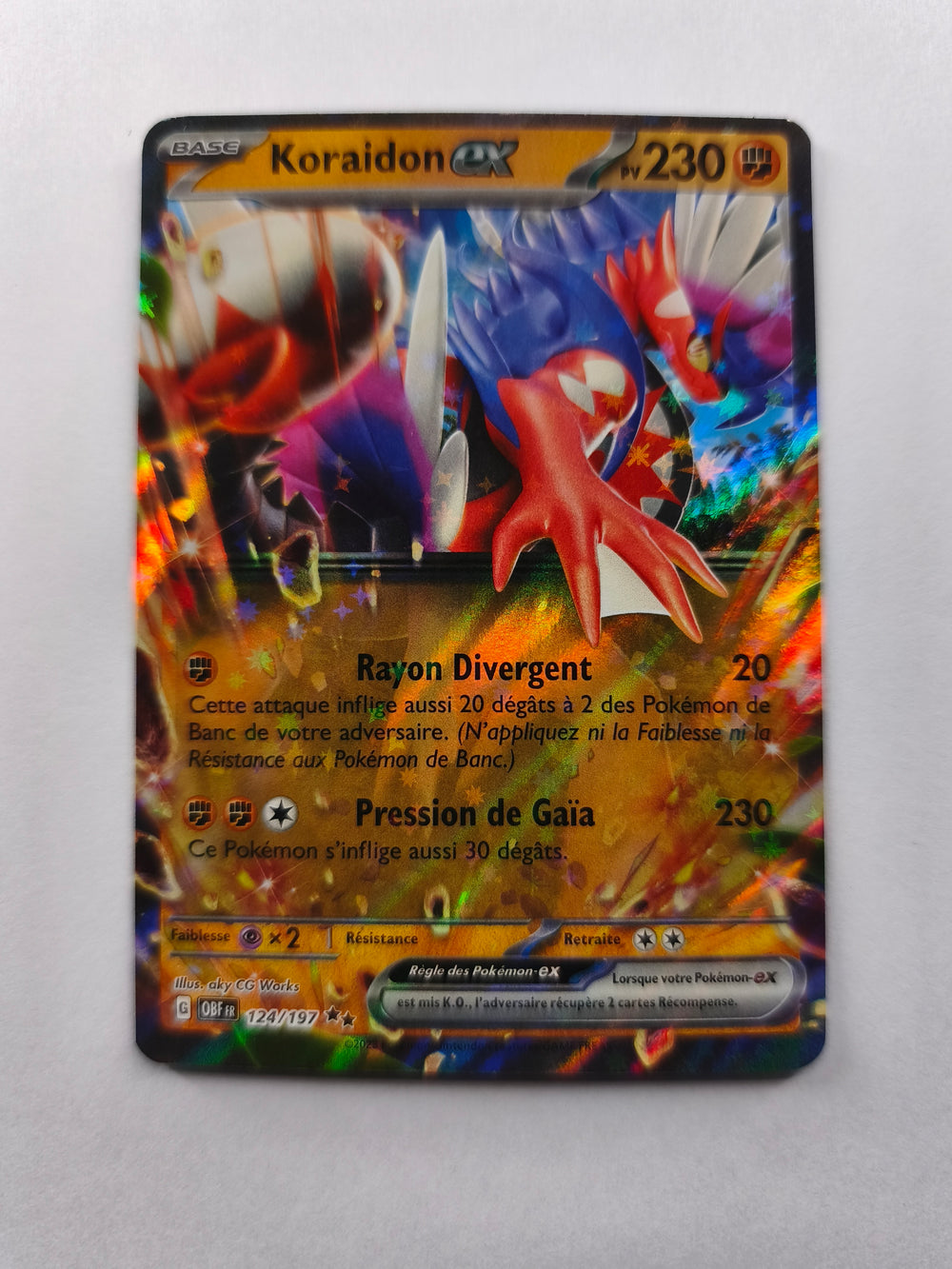 Koraidon ex 124/197 – Obsidienne Flamme – Français
