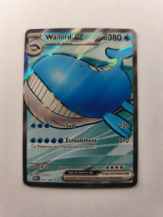 Wailord ex 097/084 – Ultra Rare – Nuit Noire – Français