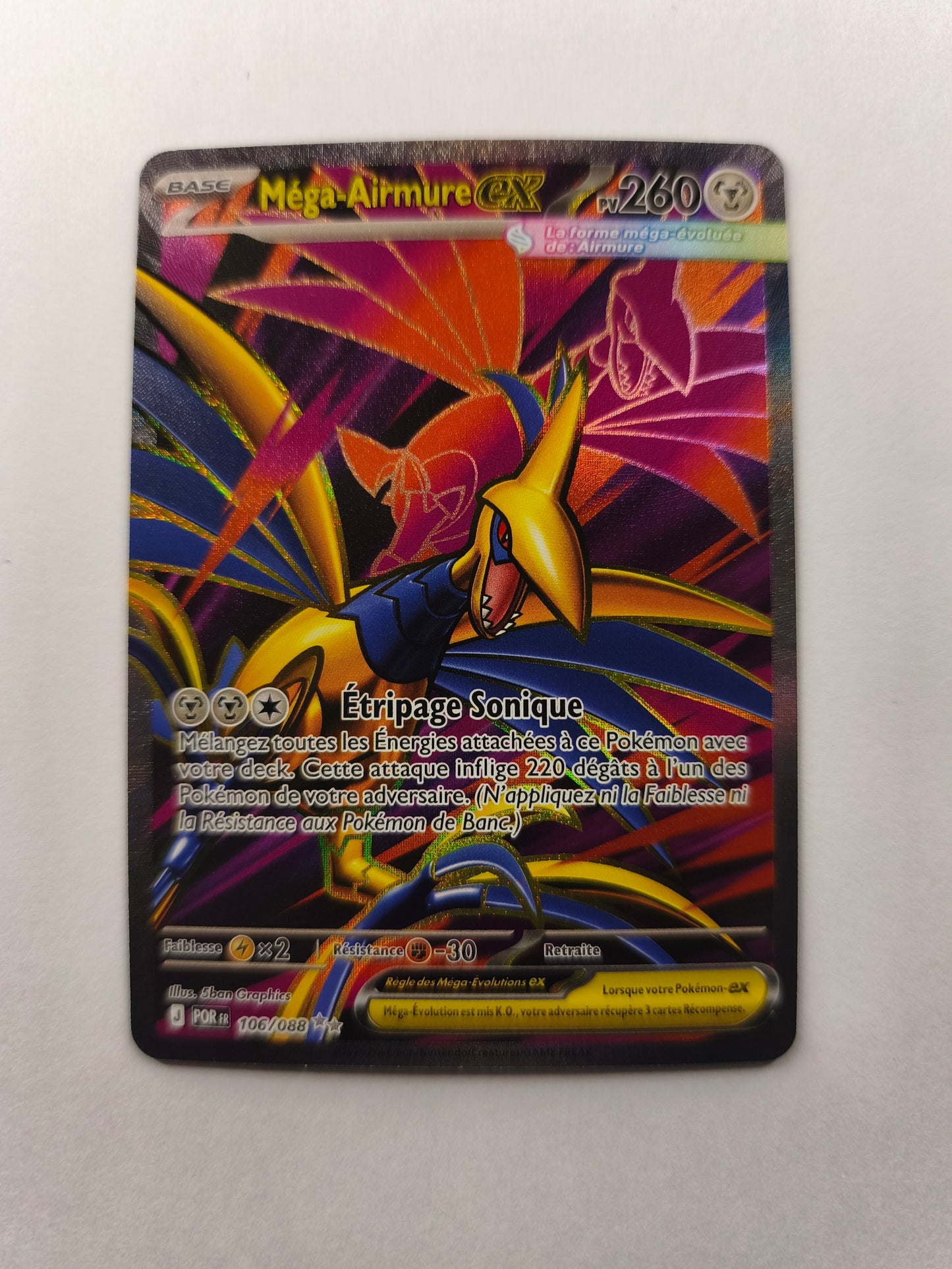 Méga-Airmure ex 106/088 – Ultra Rare – Équilibre Parfait – Français