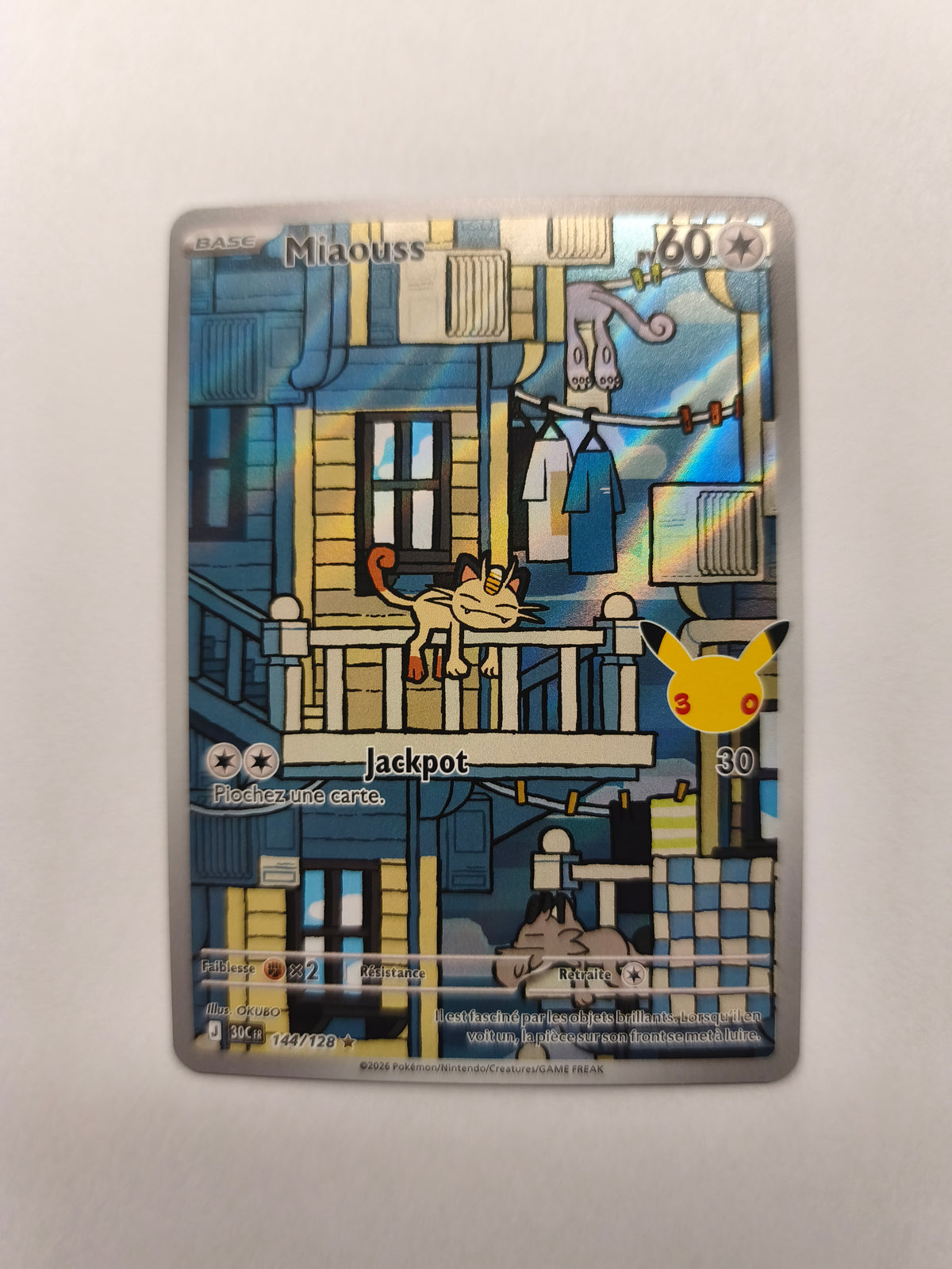 ✨ Miaouss 144/128 – Pokémon Français