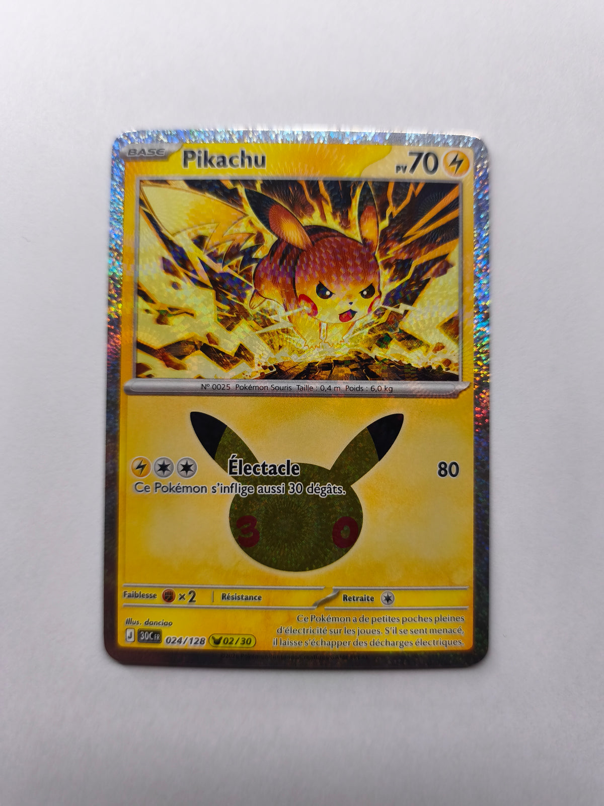 ✨ Pikachu 024/128 – Pokémon Français