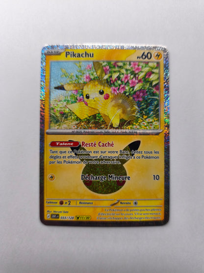 ✨ Pikachu 033/128 – Pokémon Français