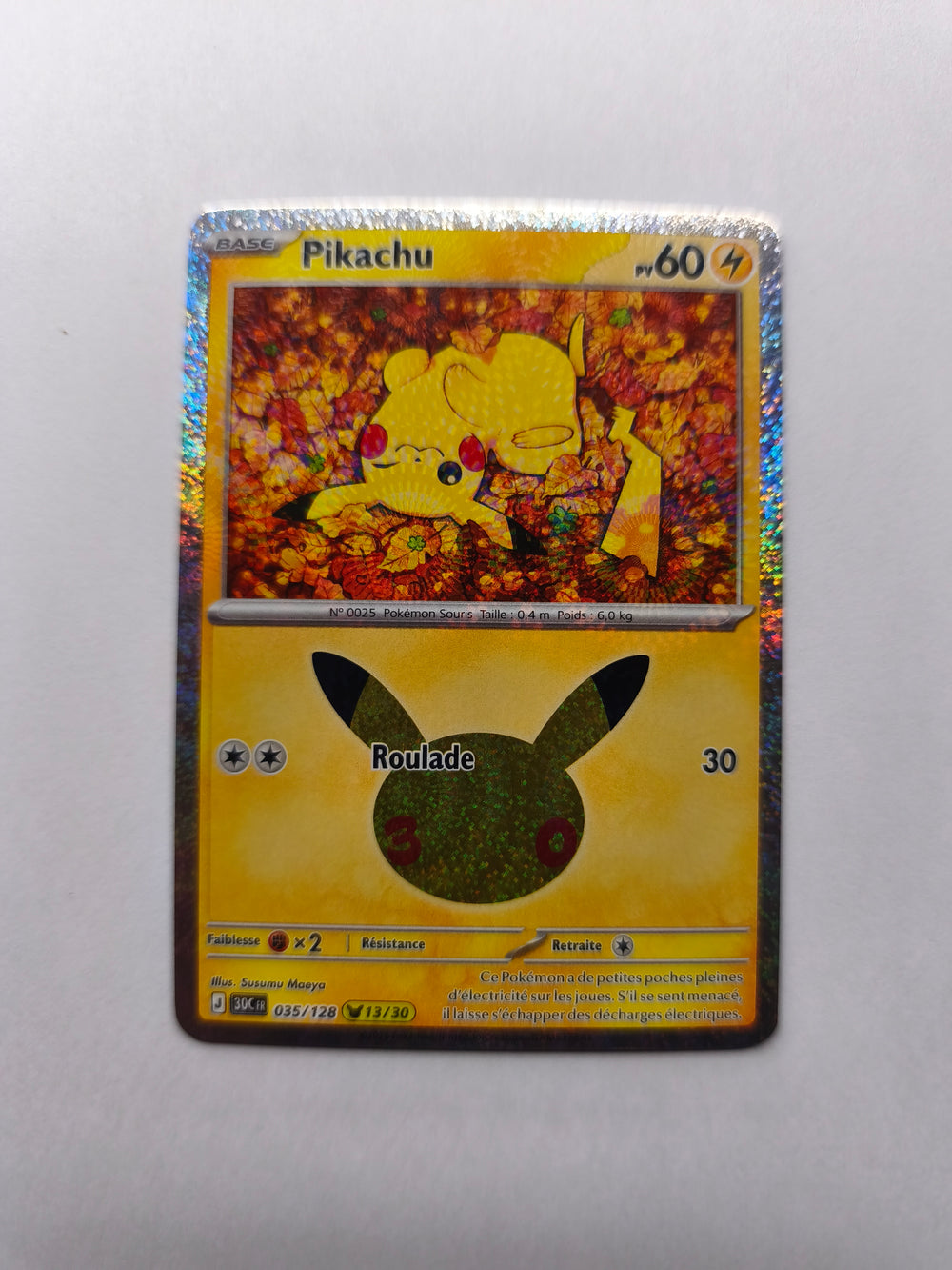 ✨ Pikachu 035/128 – Pokémon Français