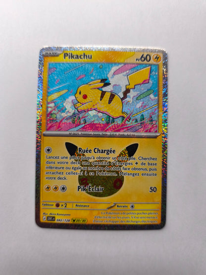✨ Pikachu 042/128 – Pokémon Français