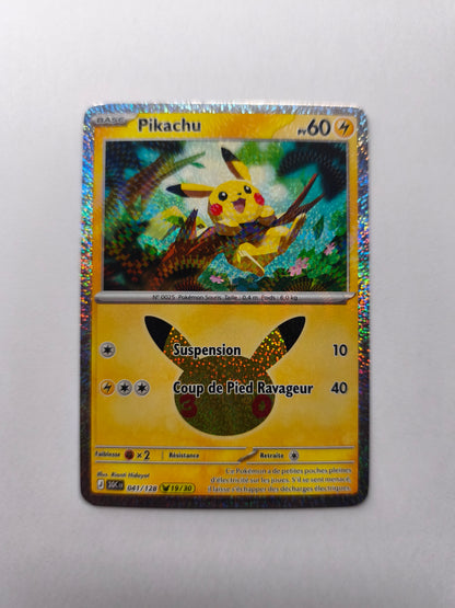 ✨ Pikachu 041/128 – Pokémon Français