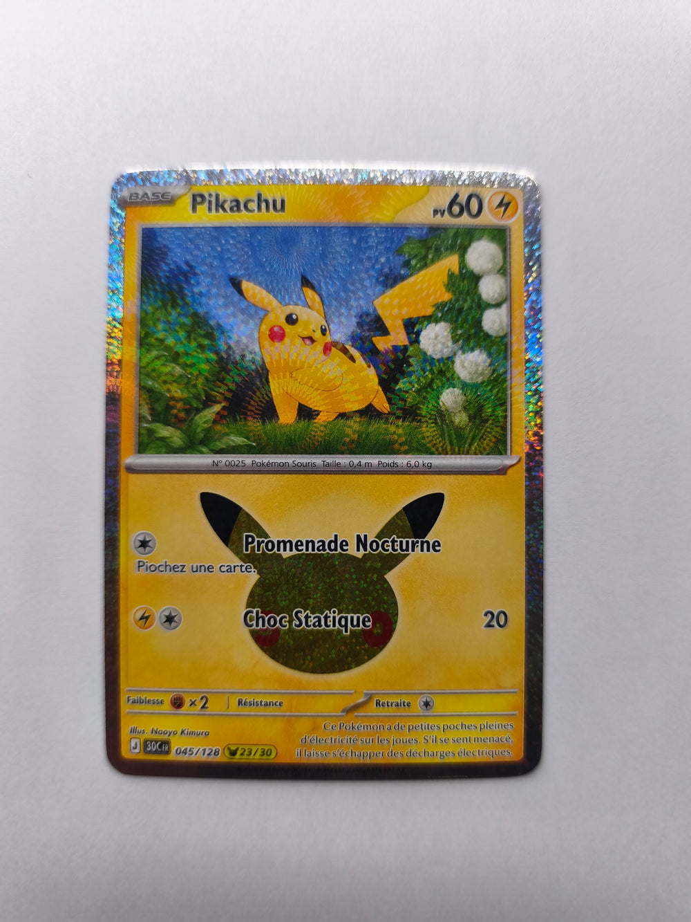 ✨ Pikachu 045/128 – Pokémon Français