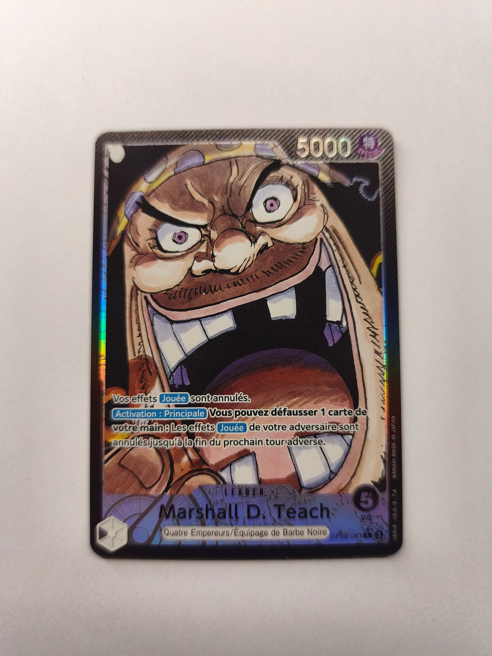 ✨ Marshall D. Teach OP09-081 L – One Piece Français