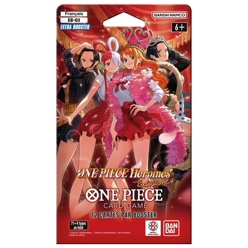 Booster Blister One Piece EB-03 Extra Booster Heroines Français