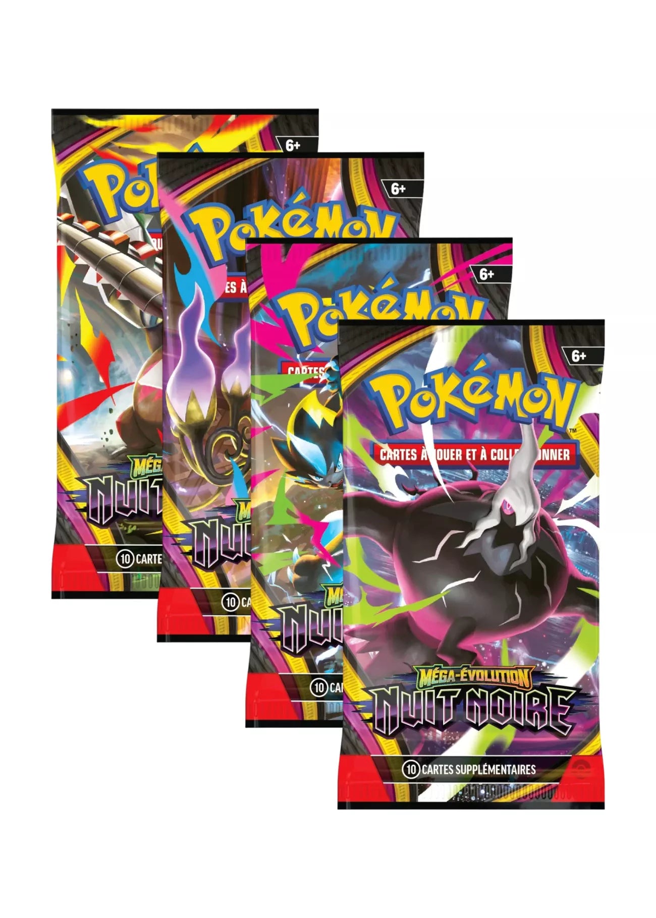 Booster Pokémon – Méga-Évolution : Nuit Noire (Modèle aléatoire)