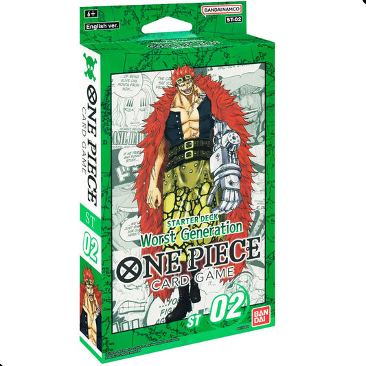 Starter Deck One Piece ST-02 Worst Generation Anglais