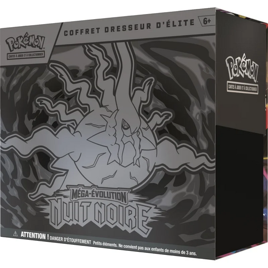 Coffret Dresseur d’Élite – Méga-Évolution : Nuit Noire – Pokémon FR